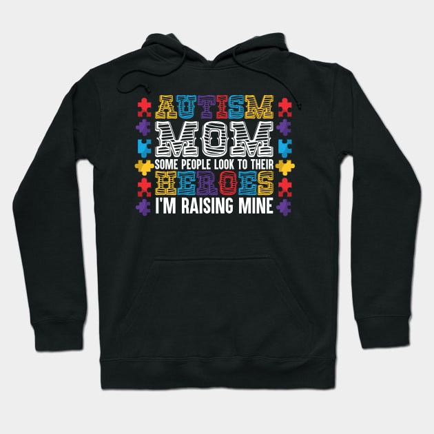 Autism Mom Shirt For Woman Autism Awareness Shirts For Gifts Hoodie by fiar32